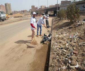   مصر اليوم - الجيزة  تبدأ تنفيذ مشروع خدمة عامة للنظافة والتجميل بمشاركة2400 شاب